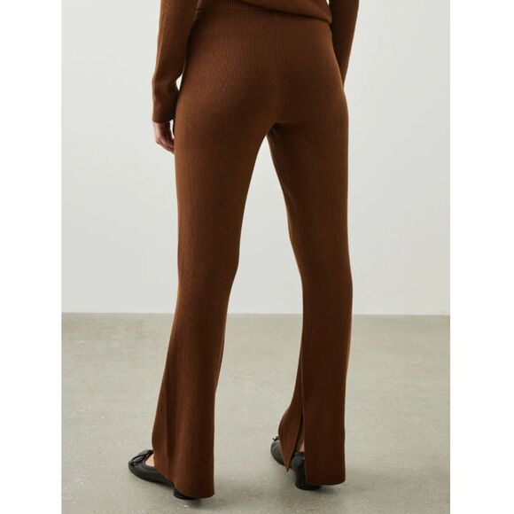 NEW Rails Jules Ribbed Pants in Fox Brown - Picture 2 of 9